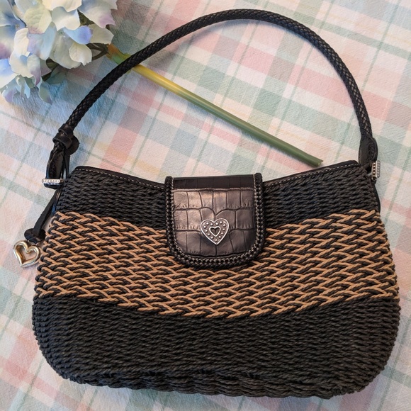 Brighton Handbags - Brighton woven straw purse